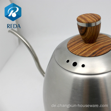 Reda hochwertiger Holzgriff Emaille Kaffeekessel